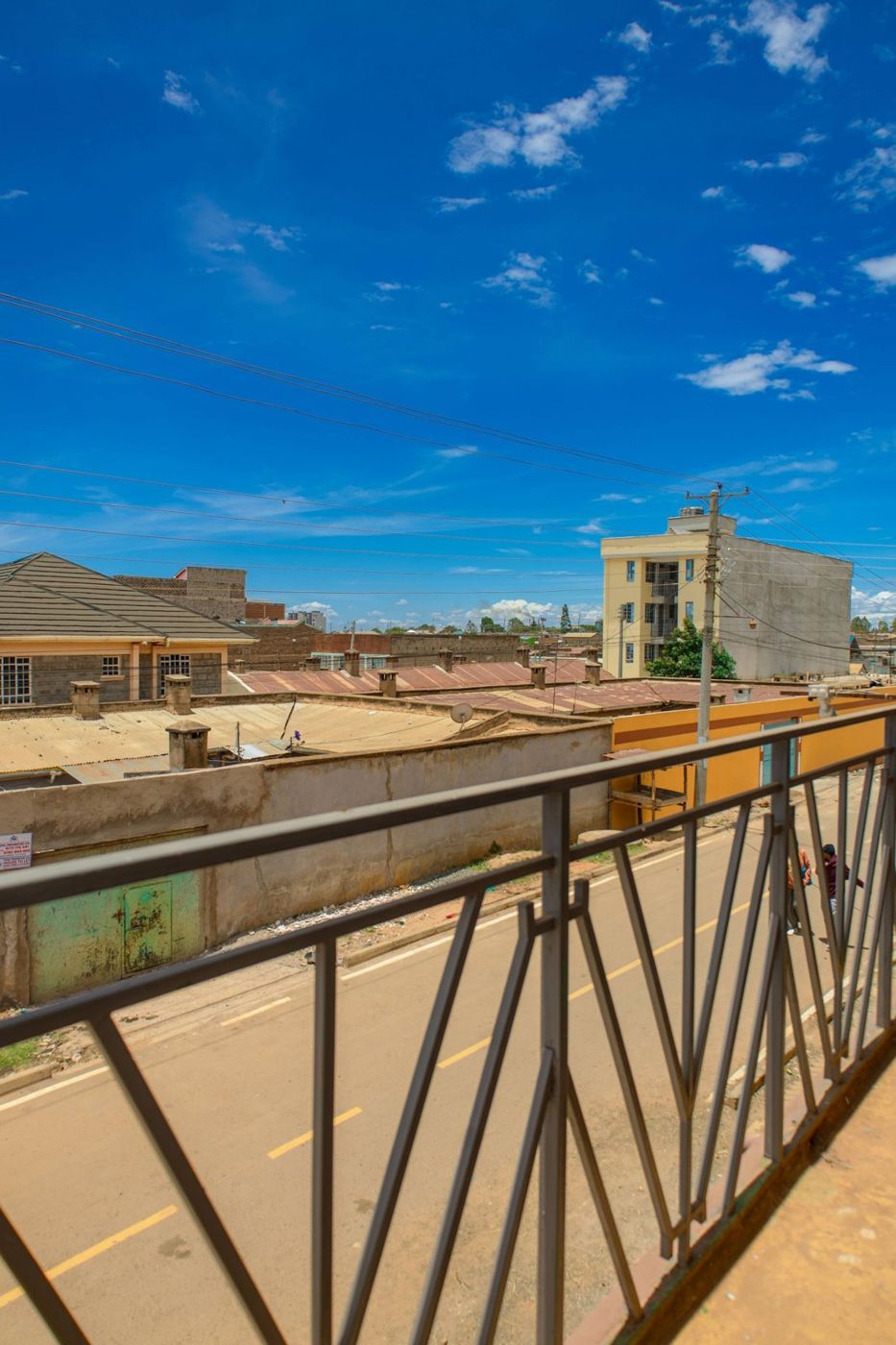 View from the balcony over Mwanzo